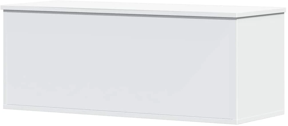 Daiktadėžė, baltos spalvos, 90x35x35cm, apdirbta mediena