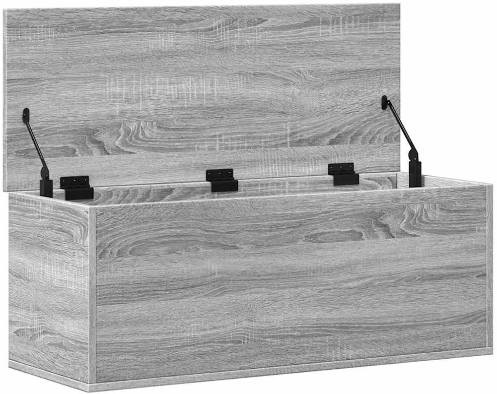 Daiktadėžė, pilkos ąžuolo spalvos, 90x35x35cm, apdirbta mediena