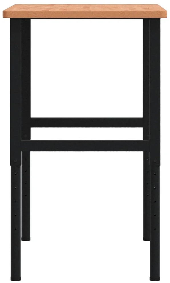 Darbastalis, 100x60x(71,5-98)cm, bukmedis, stačiakampis