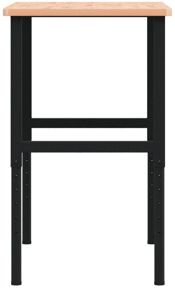 Darbastalis, 100x60x(71,5-98)cm, bukmedis, stačiakampis