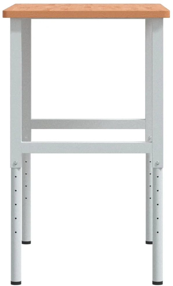 Darbastalis, 100x60x(71,5-98)cm, bukmedis, stačiakampis