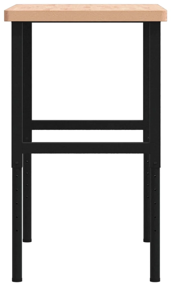 Darbastalis, 100x60x(73-99,5)cm, bukmedis, stačiakampis
