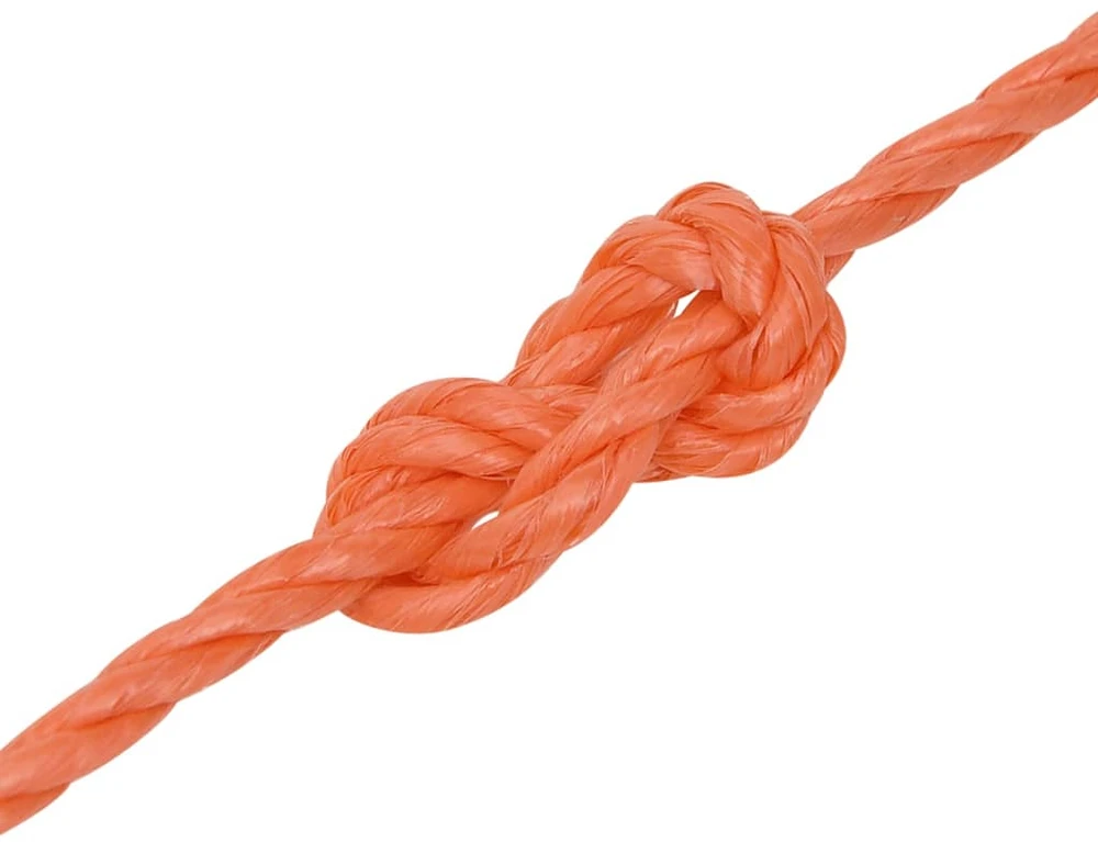 Darbo virvė, oranžinės spalvos, 6mm, 50m, polipropilenas