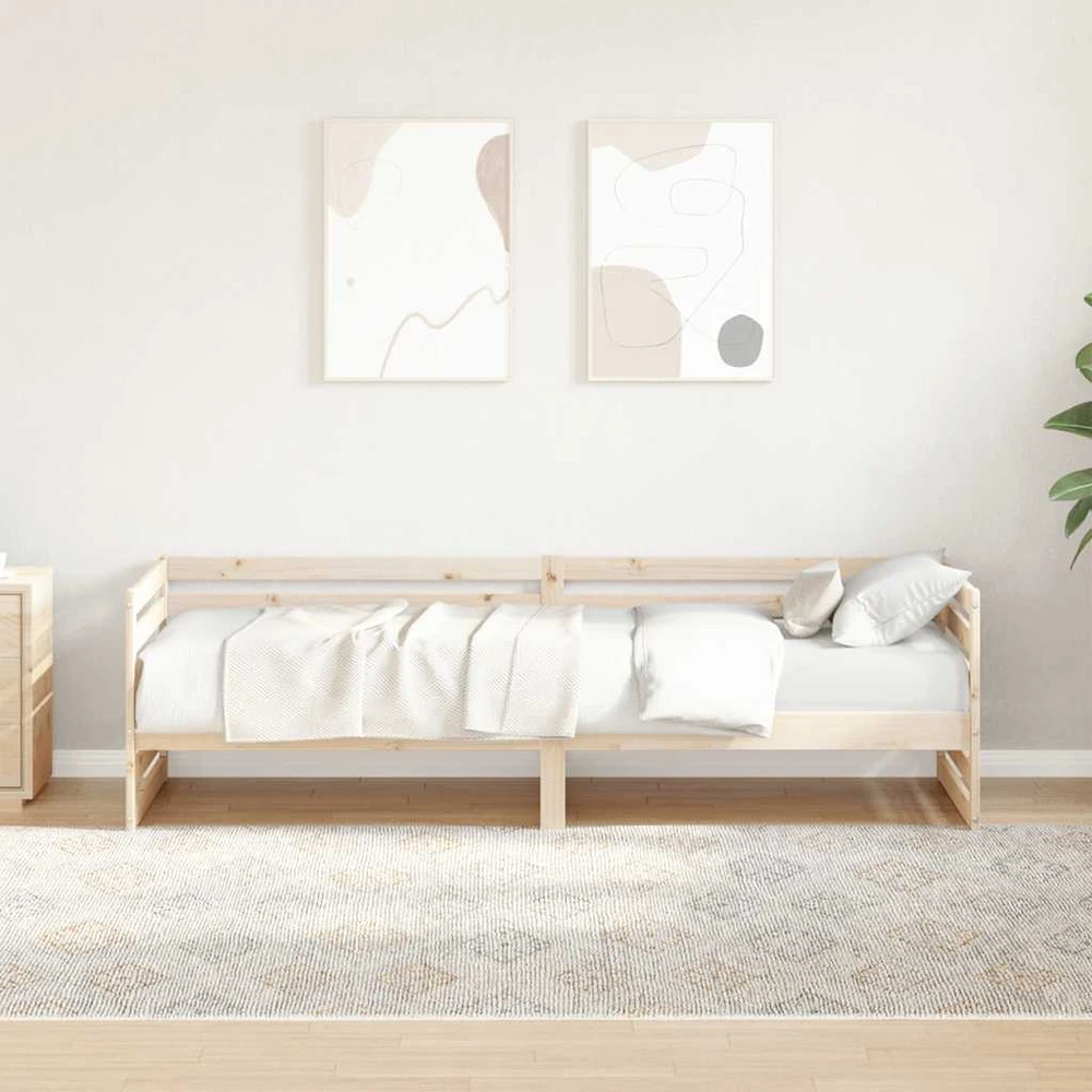 Dienos lova be čiužinio, 80x200 cm, pušies masyvas