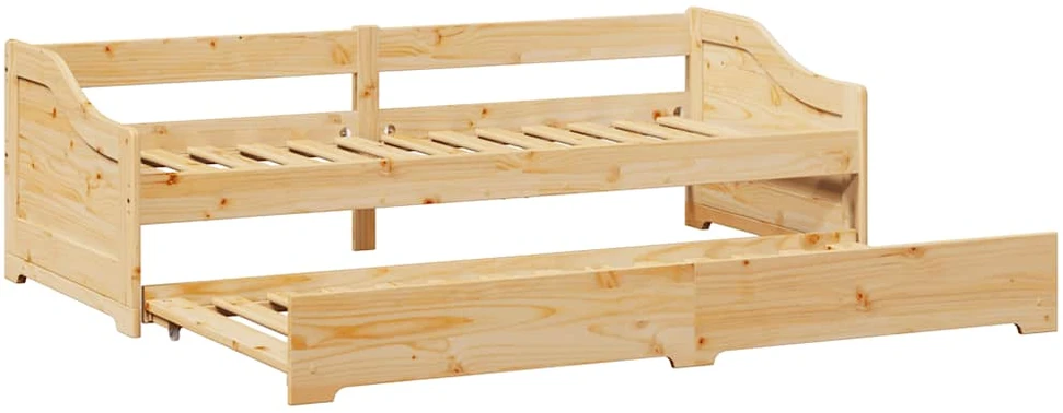 Dienos lova su ištraukiama dalimi be čiužinio IRUN 90x200 cm
