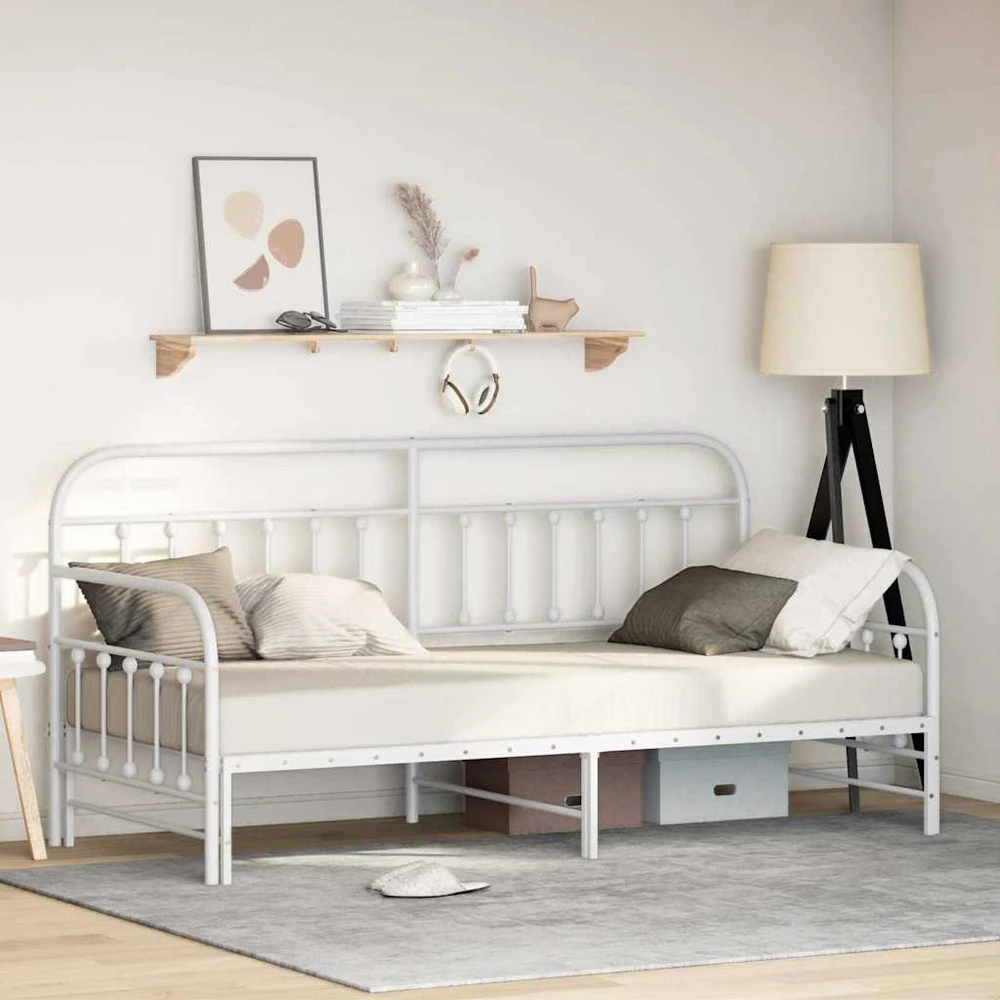 Lova Dienos lovos rėmas Balta 90 x 190 cm