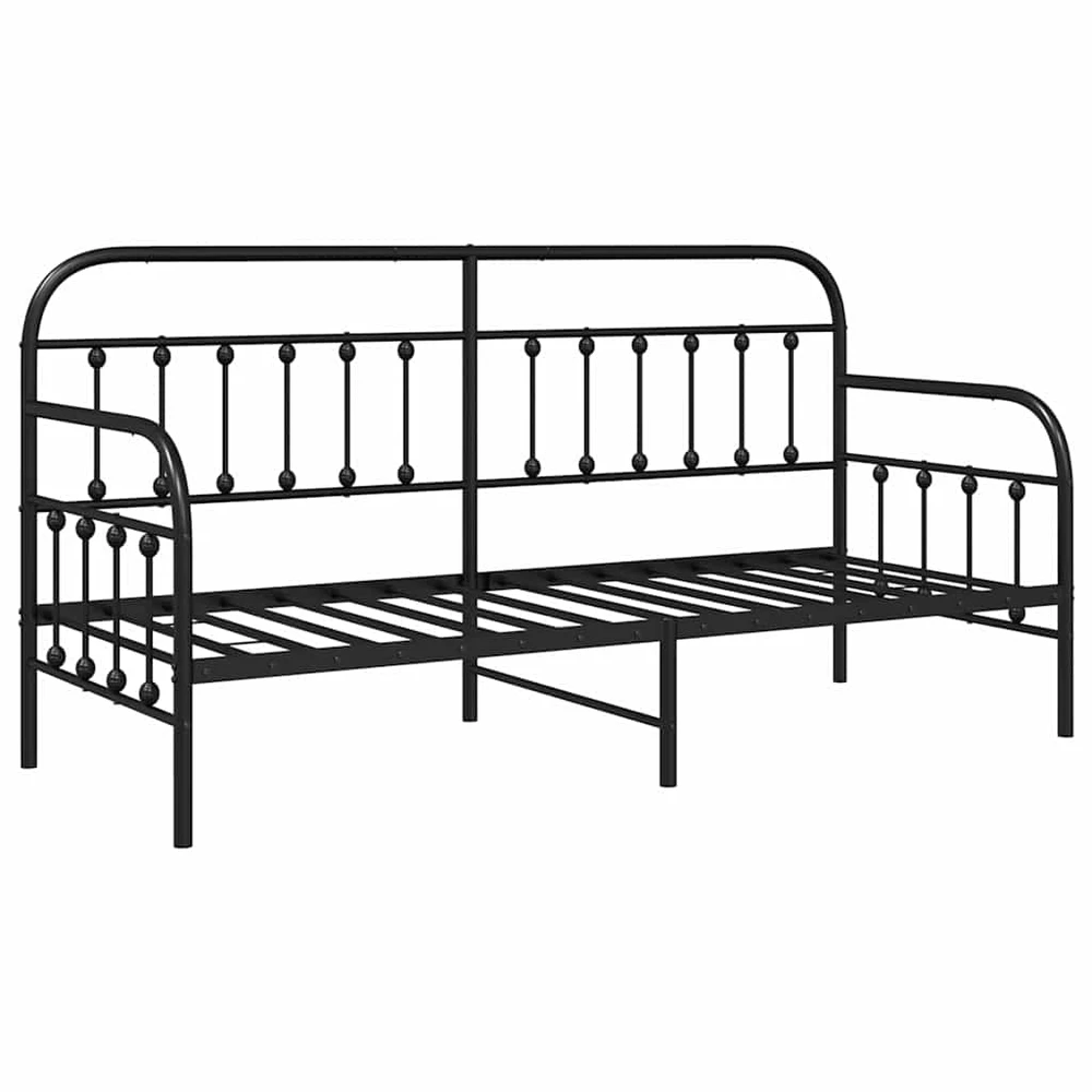 Lova Dienos lovos rėmas Juoda 75 x 190 cm