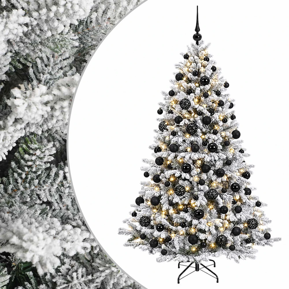 Dirbtinė kalėdinė eglutė su rutuliuku 210 cm 300 LED