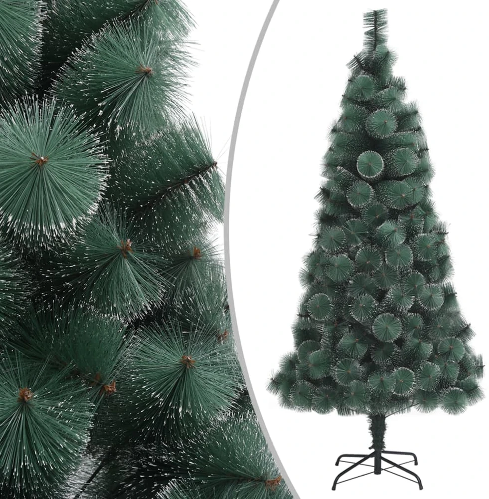 Dirbtinė Kalėdų eglutė su stovu, žalios spalvos, 120cm, PET