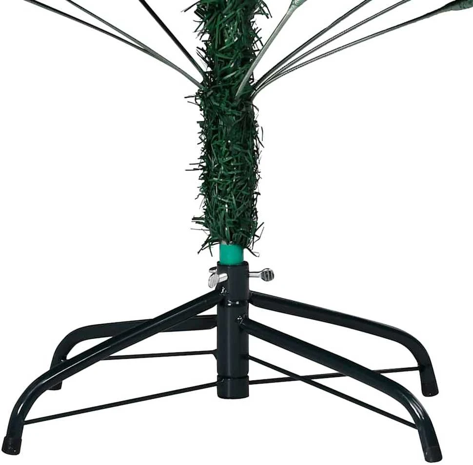 Dirbtinė Kalėdų eglutė su žaisliukais, žalia, 150cm, PVC