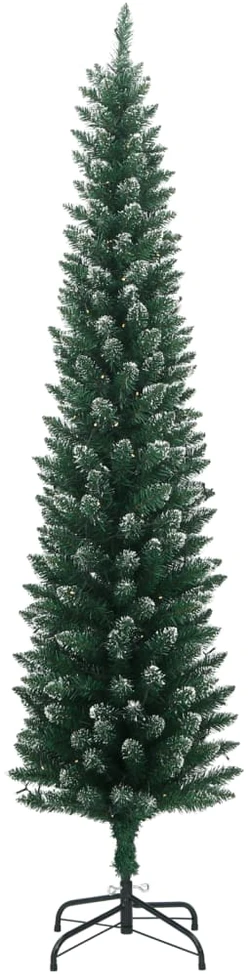 Dirbtinė siaura Kalėdų eglutė, 150 LED, 150cm