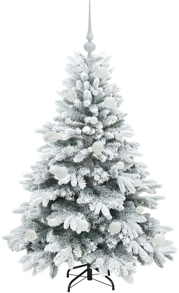 Dirbtinė Sulankstoma Kalėdų Eglutė 120 cm 150 LED Šilta balta