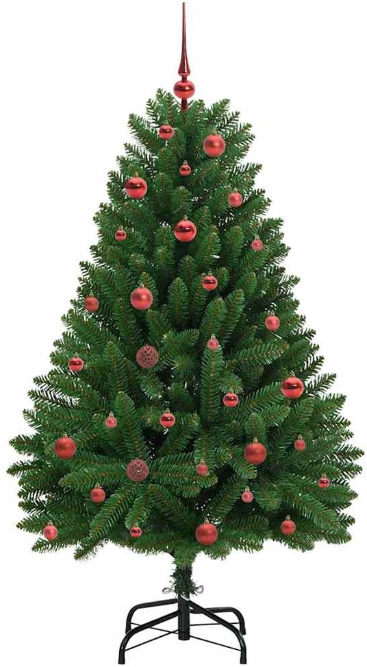 Dirbtinė Sulankstoma Kalėdų Eglutė 150 cm 150 LED Šilta balta