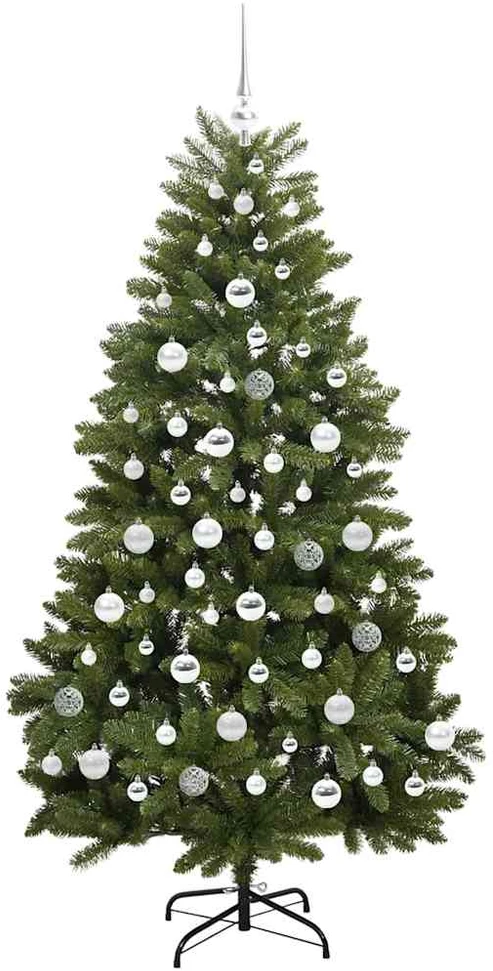 Dirbtinė Sulankstoma Kalėdų Eglutė 180 cm 300 LED Šilta balta