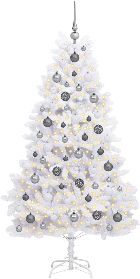 Dirbtinė Sulankstoma Kalėdų Eglutė 180 cm 300 LED Šilta balta