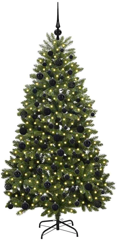 Dirbtinė Sulankstoma Kalėdų Eglutė 180 cm 300 LED Šilta balta