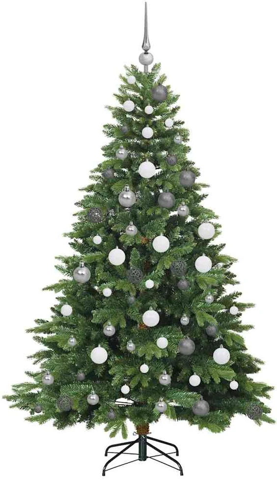 Dirbtinė Sulankstoma Kalėdų Eglutė 180 cm 300 LED Šilta balta