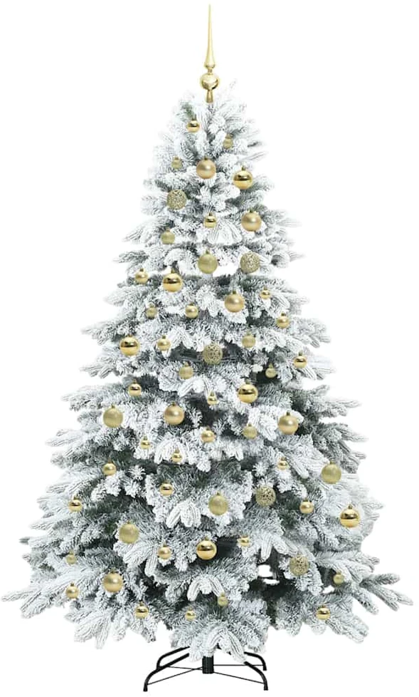 Dirbtinė Sulankstoma Kalėdų Eglutė 210 cm 300 LED Šilta balta