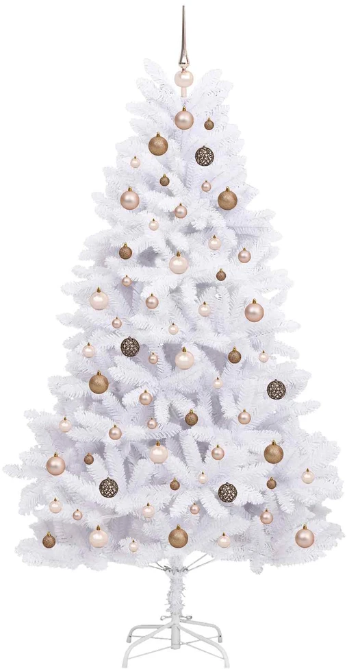 Dirbtinė Sulankstoma Kalėdų Eglutė 210 cm 300 LED Šilta balta