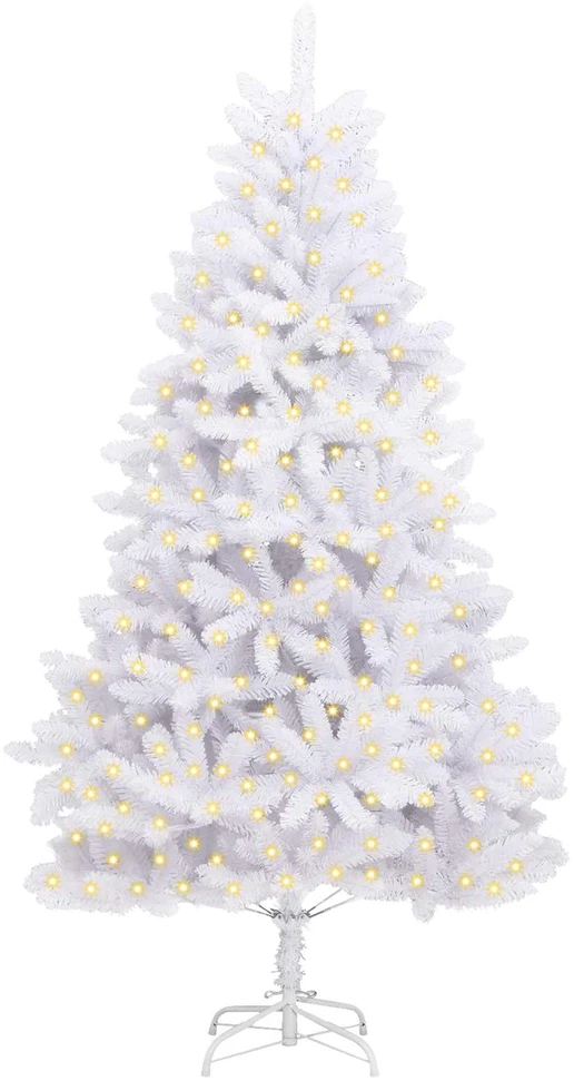 Dirbtinė Sulankstoma Kalėdų Eglutė 240 cm 300 LED Šilta balta