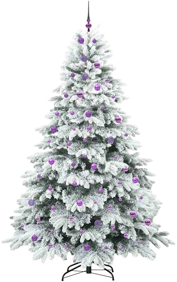 Dirbtinė Sulankstoma Kalėdų Eglutė 240 cm 300 LED Šilta balta
