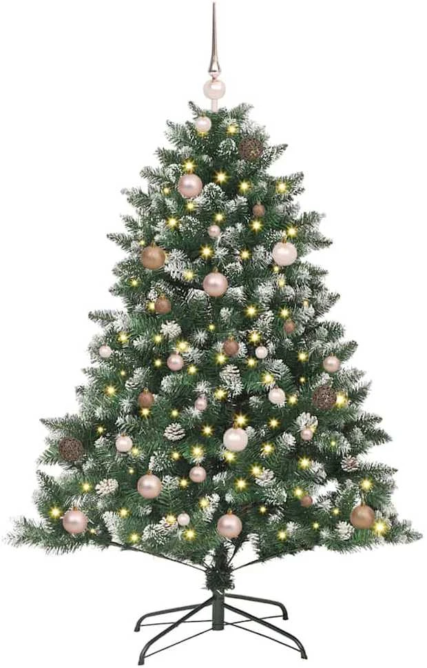 Dirbtinė Kalėdų eglutė Žalia 150 cm PVC, plastikas ir plienas