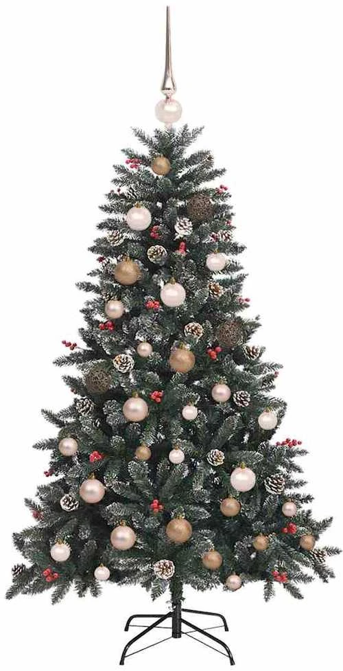 Dirbtinė Kalėdų eglutė Žalia 150 cm PVC, plastikas ir plienas