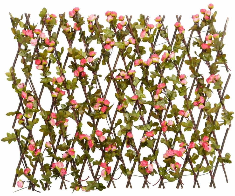 Dirbtinės gebenės treliažai, 5vnt., rožiniai, 180x60cm