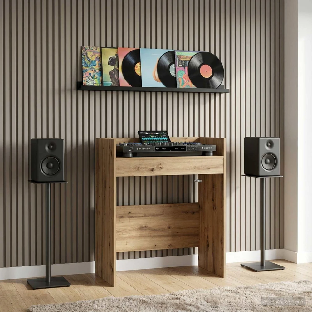 DJ stalas Artisano ąžuolo 62 x 45 x 102 cm Apdirbta mediena
