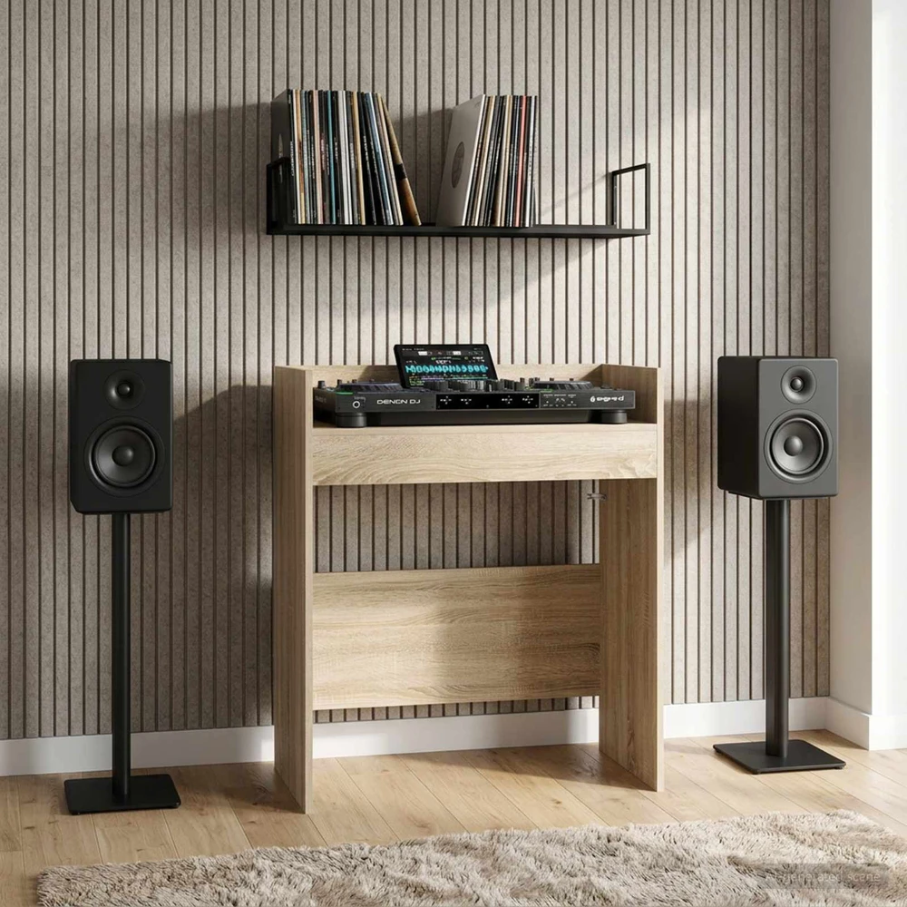 DJ stalas Sonoma ąžuolas 102 x 45 x 102 cm Apdirbta mediena