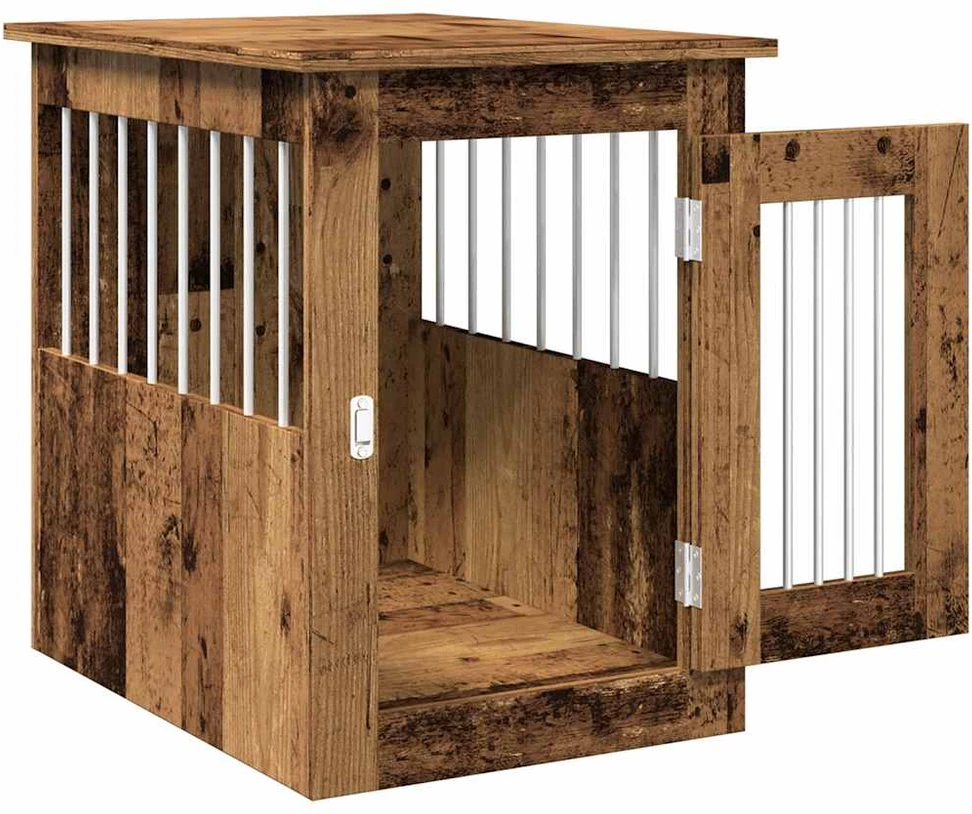 Dog Crate Baldai Senas medis 45x62x59 cm Inžinerinė mediena