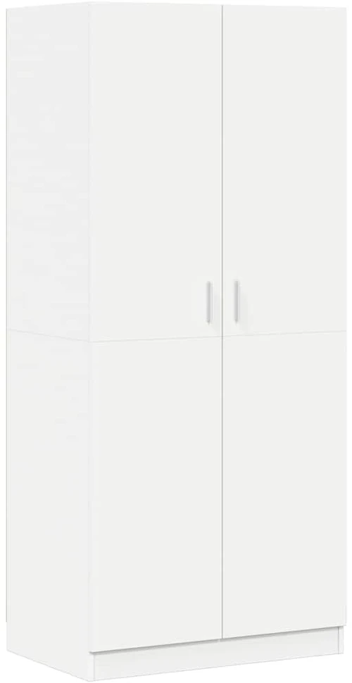 Drabužių spinta, baltos spalvos, 80x52x180cm, apdirbta mediena