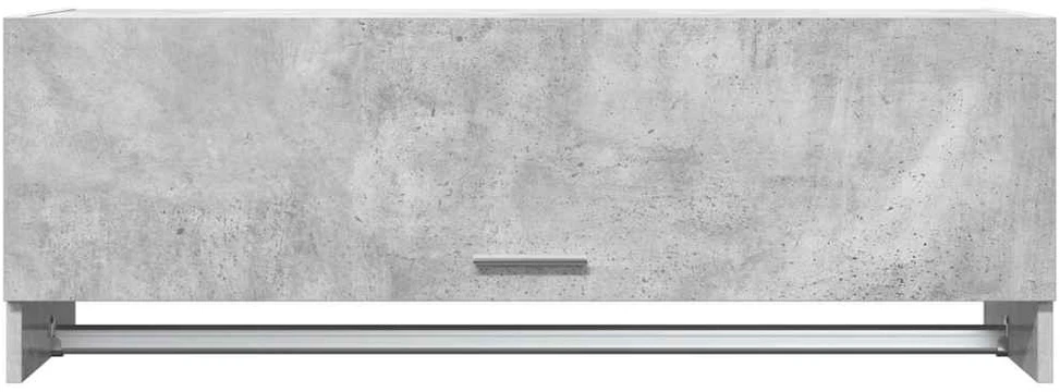 Drabužių spinta, betono, 100x32,5x35cm, apdirbta mediena