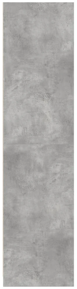 Drabužių spinta, betono pilkos spalvos, 100x50x200cm, MDP