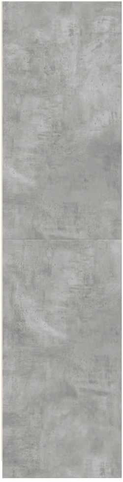 Drabužių spinta, betono pilkos spalvos, 100x50x200cm, MDP