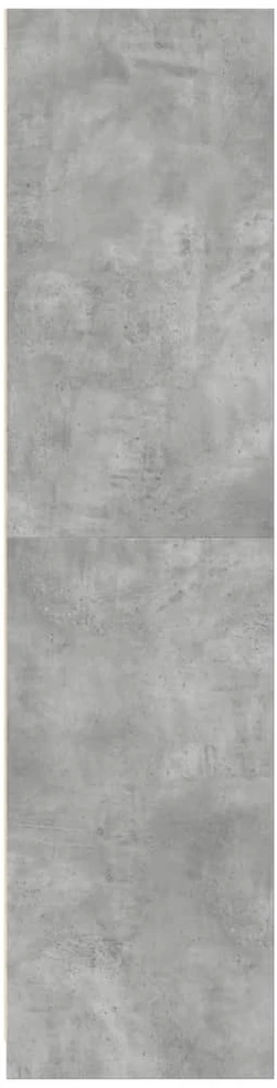 Drabužių spinta, betono pilkos spalvos, 100x50x200cm, MDP