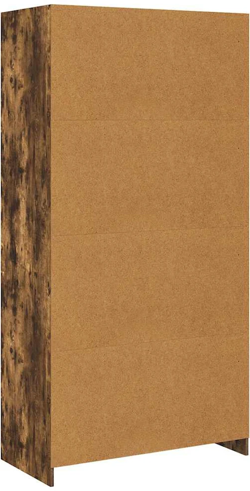 Drabužių spinta, dūminio ąžuolo, 100x50x200cm, apdirbta mediena