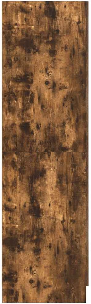 Drabužių spinta, dūminio ąžuolo, 82,5x51,5x180cm, mediena