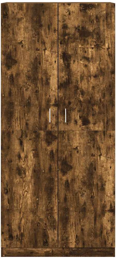 Drabužių spinta, dūminio ąžuolo spalvos, 90x52x200cm, mediena