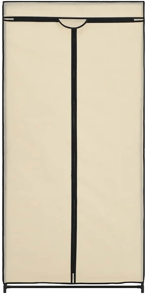Drabužių spinta, kreminė, 75x50x160cm