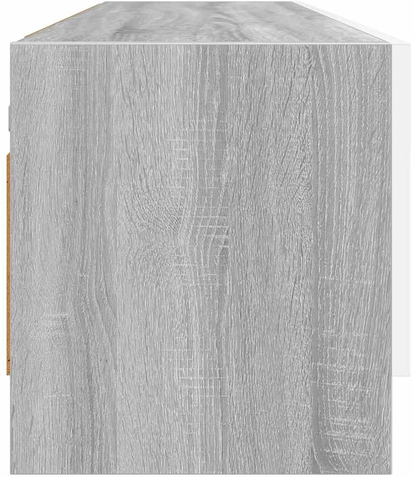 Drabužių spinta, pilkos ąžuolo spalvos, 100x32,5x35cm, mediena