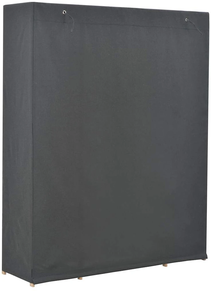 Drabužių spinta, pilkos sp., 135x40x170cm, audinys