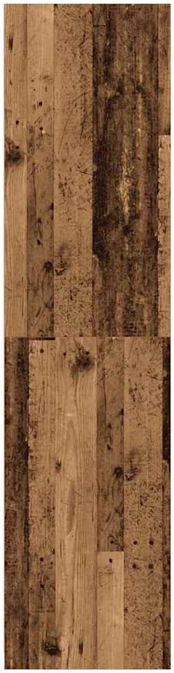 Drabužių spinta, sendintos medienos, 100x50x200cm, MDP