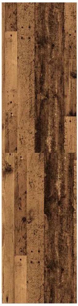Drabužių spinta, sendintos medienos, 50x50x200 cm, MDP