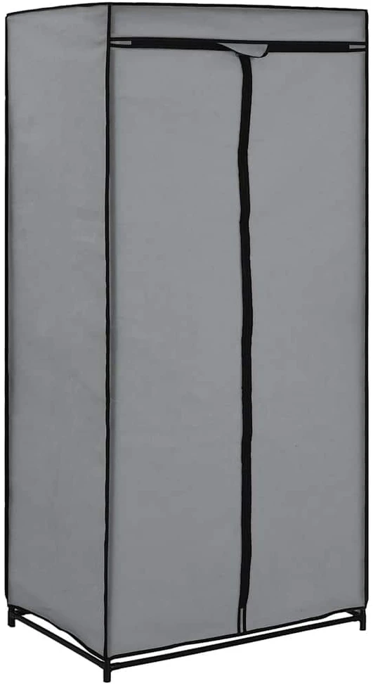 Drabužių spintos, 2vnt., pilkos, 75x50x160cm