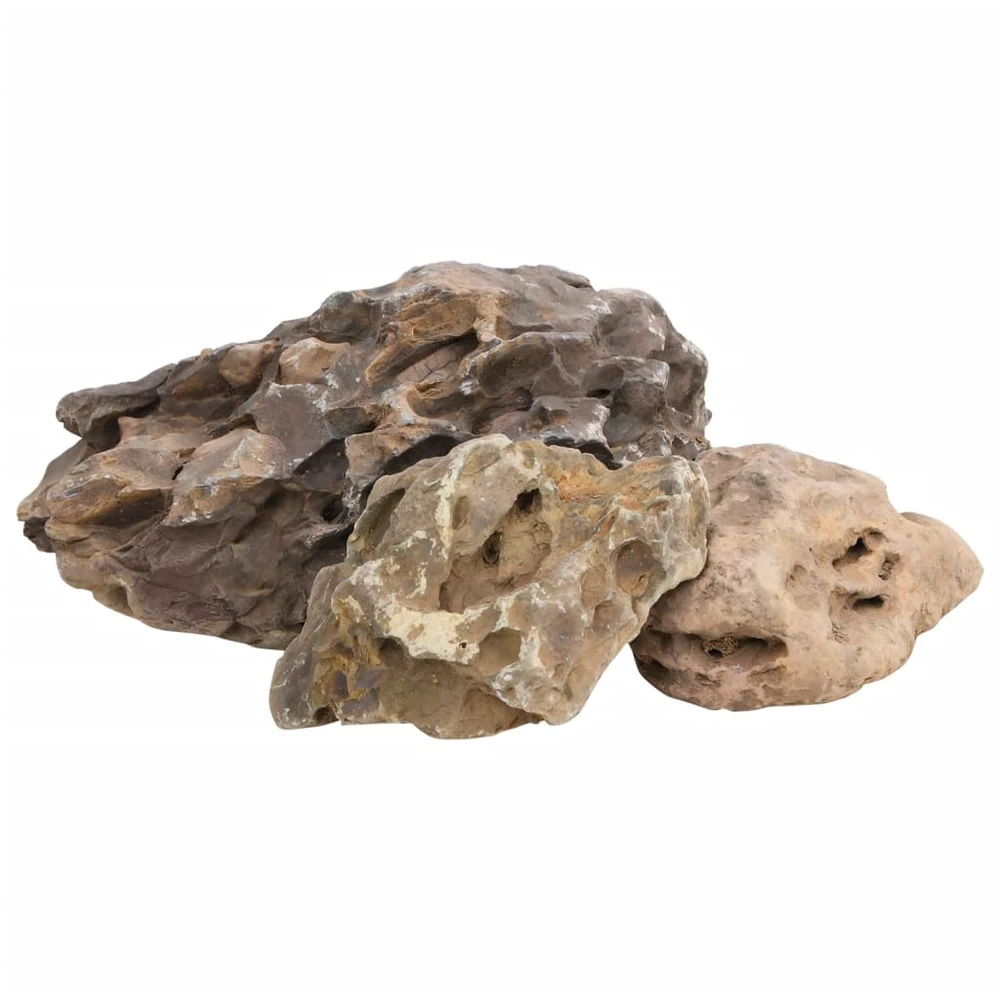 Drakono akmenys, pilkos spalvos, 10kg, 10–40cm