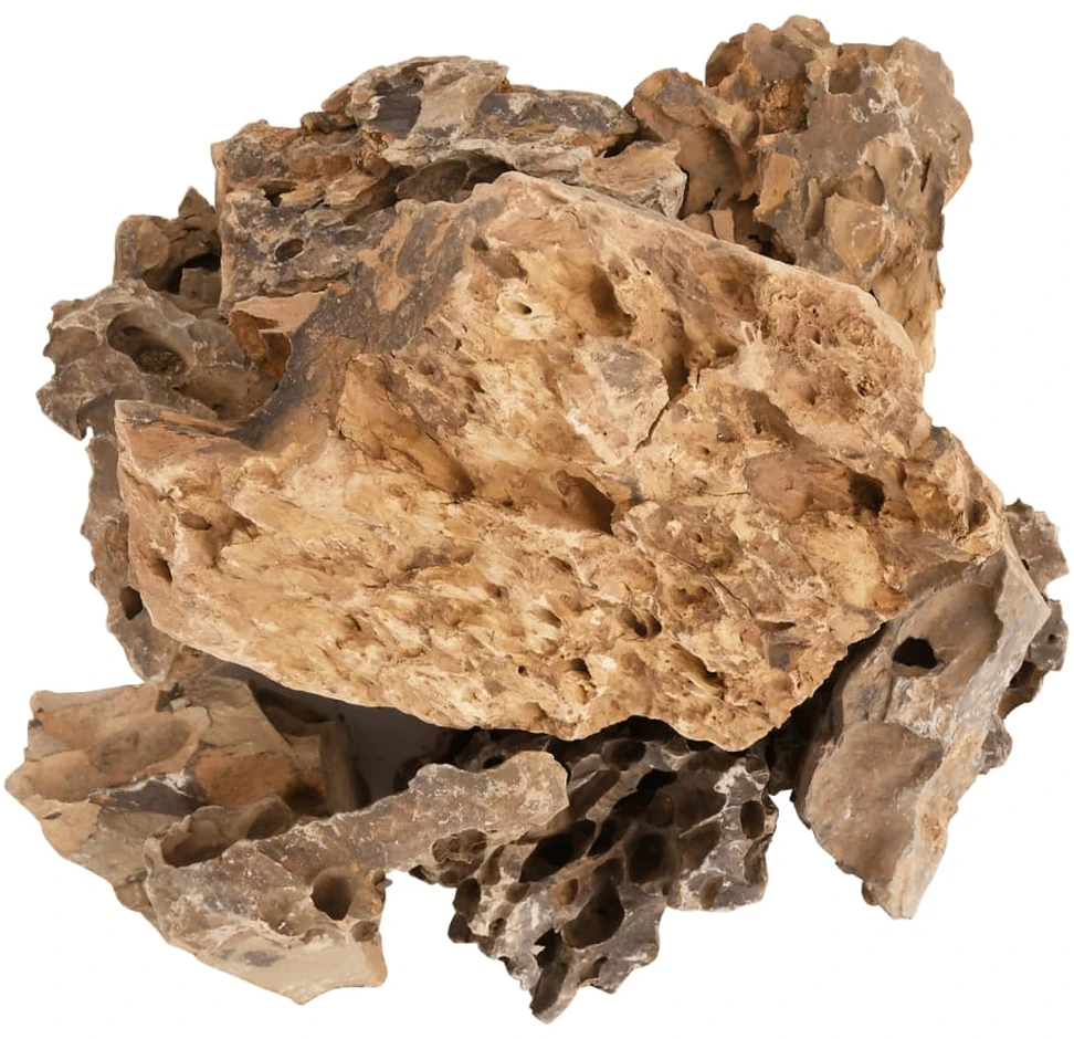 Drakono akmenys, rudos spalvos, 25kg, 5–30cm