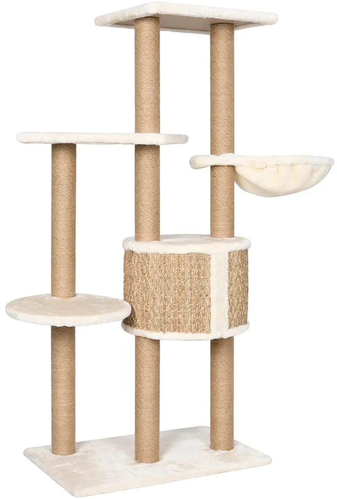 Draskyklė katėms su stovu, 126cm, jūros žolė