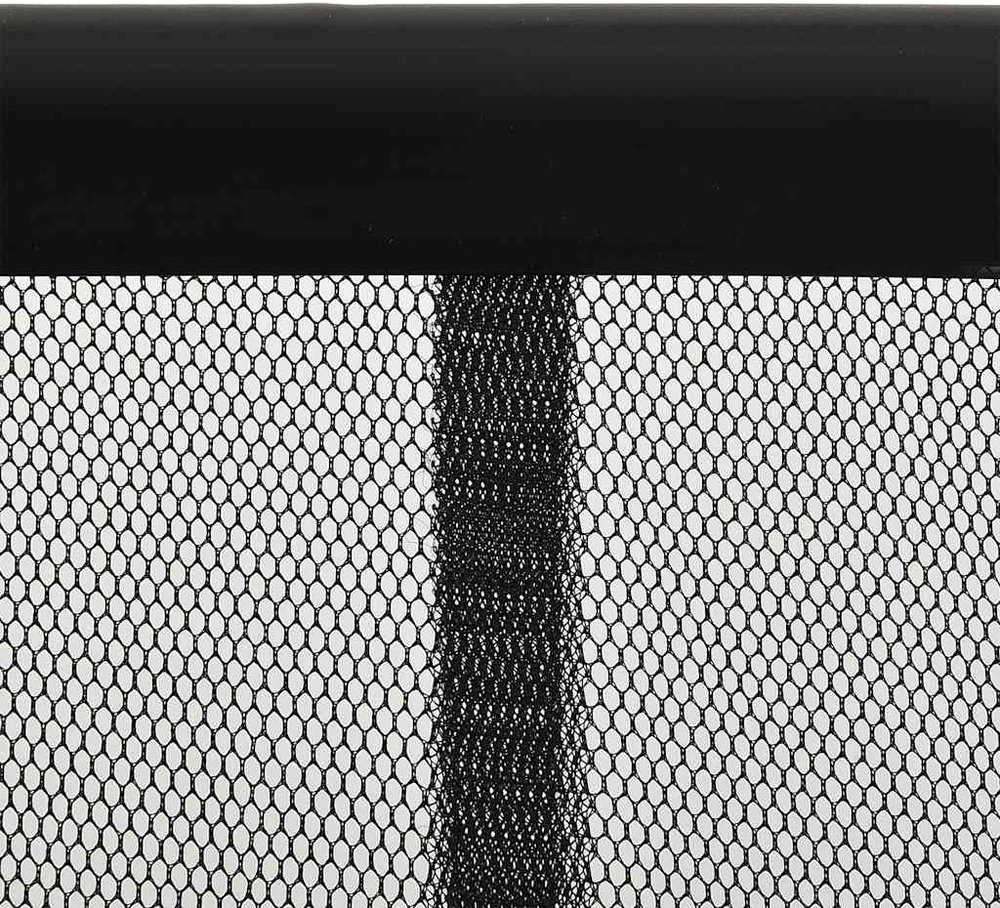 Durų tinklelis nuo vabzdžių, juodas, 100x220cm, poliesteris