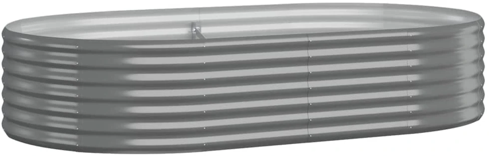 Dvipusė sodo tvora, 90x300cm, baltos spalvos